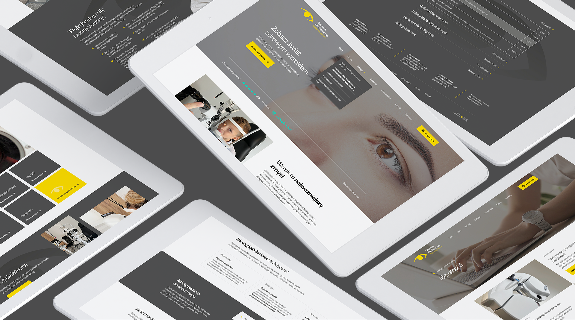 Strona okulisty, od której nie oderwiesz oczu