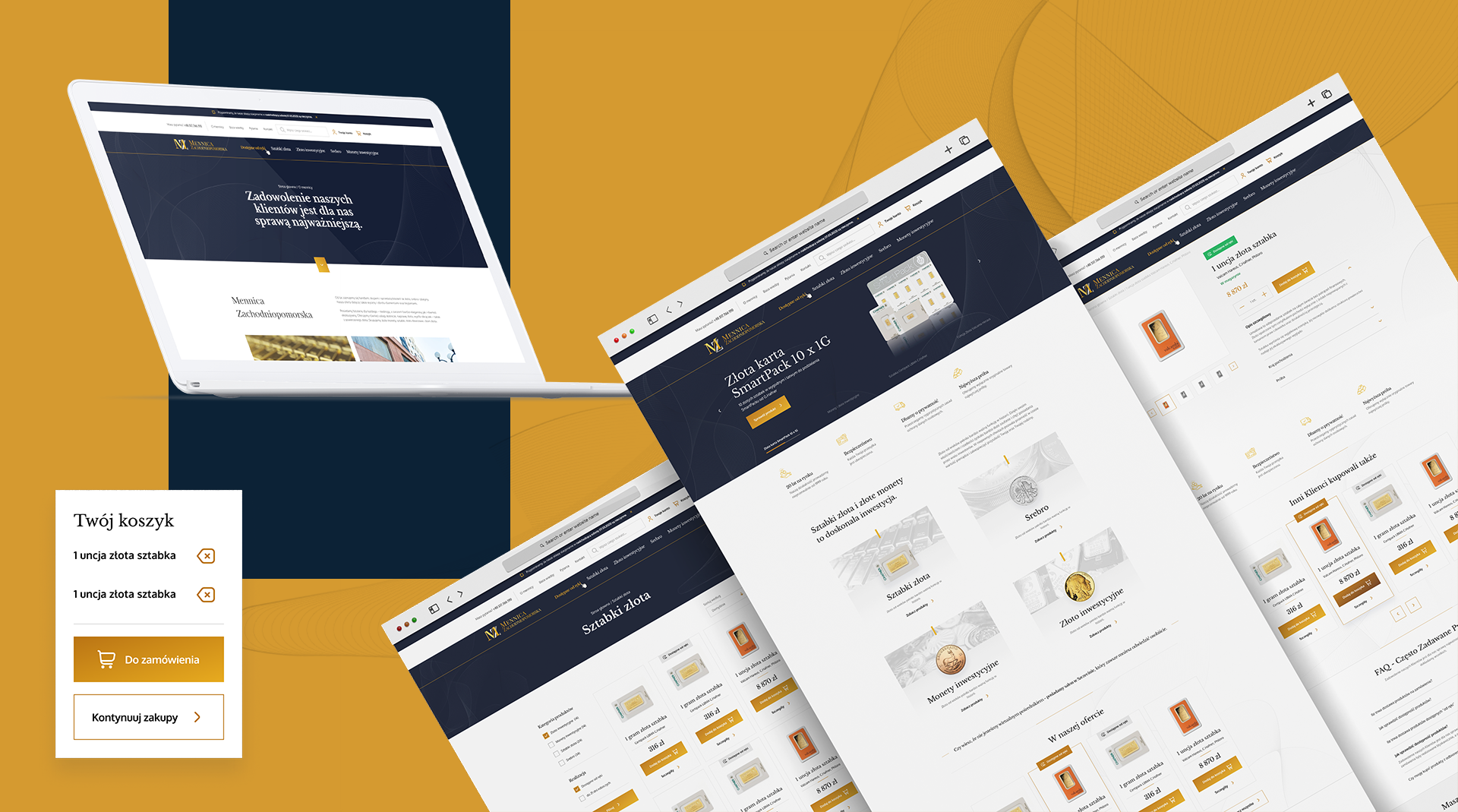 Sklep internetowy na wagę złota