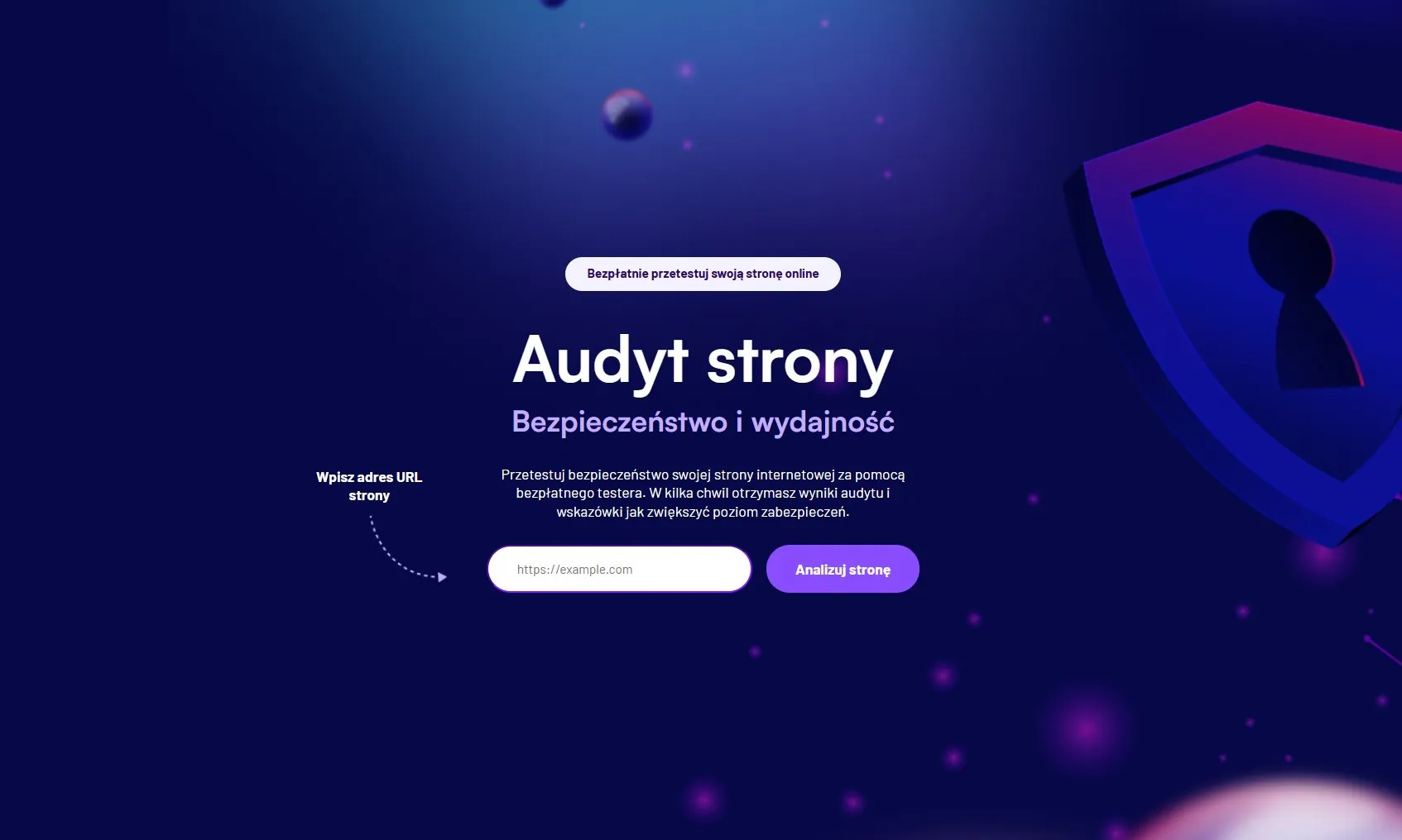Bezpłatny audyt bezpieczeństwa strony internetowej
