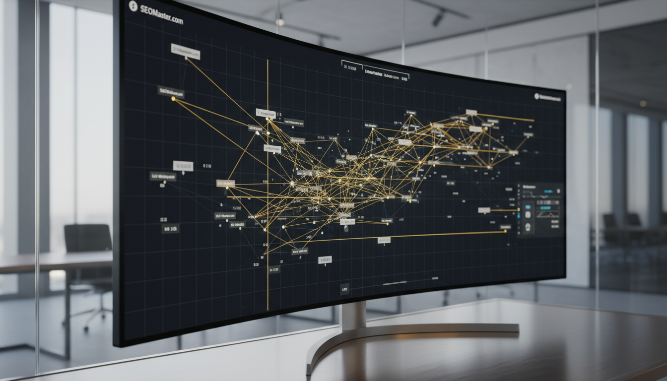 Widok ekranu komputera z audytem linków na stronie, który pozwala ocenić jej aktualną kondycję.