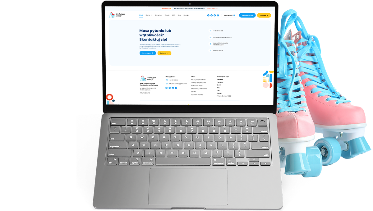 Rozkręcamy pasję do rolek nową stroną WWW