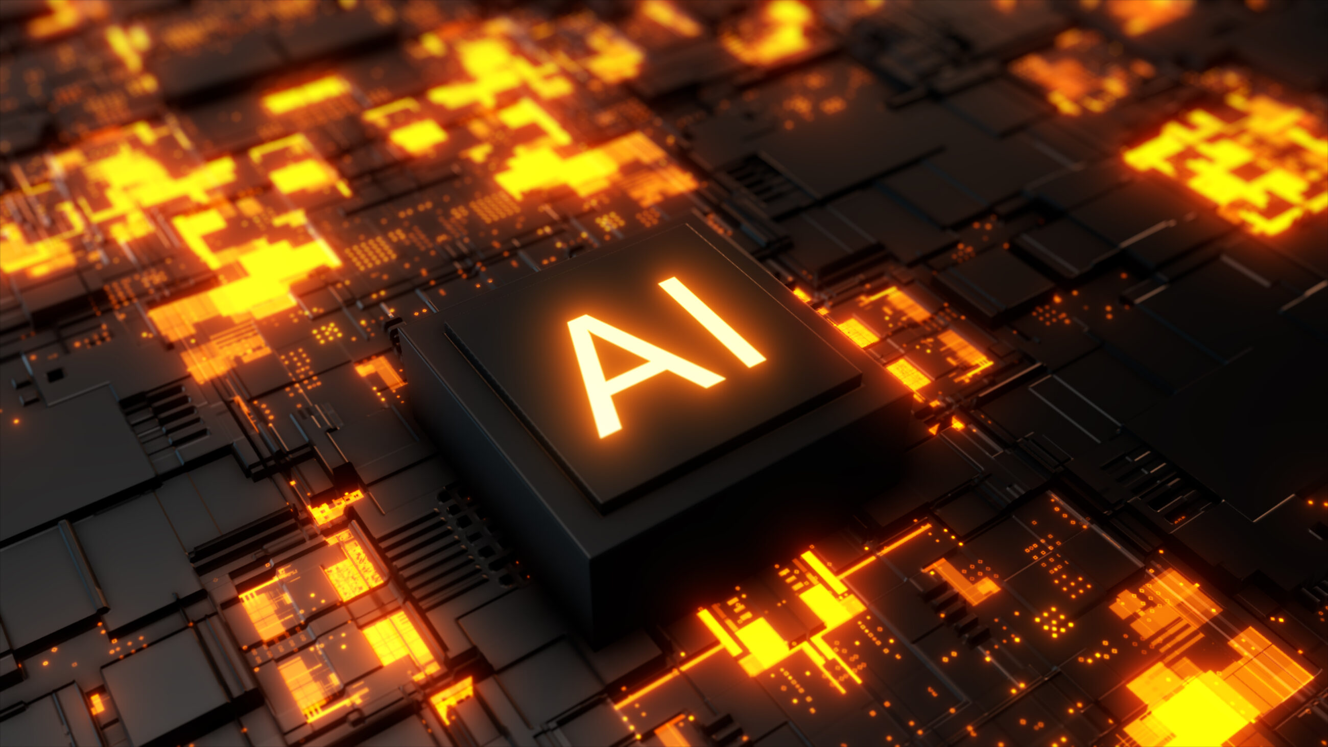 Obraz nawiązujący do generowania tłumaczeń AI, symbolizujący wykorzystanie sztucznej inteligencji do tworzenia wielojęzycznych treści WordPress oraz granice automatycznego przekładu wymagające redakcji specjalisty.