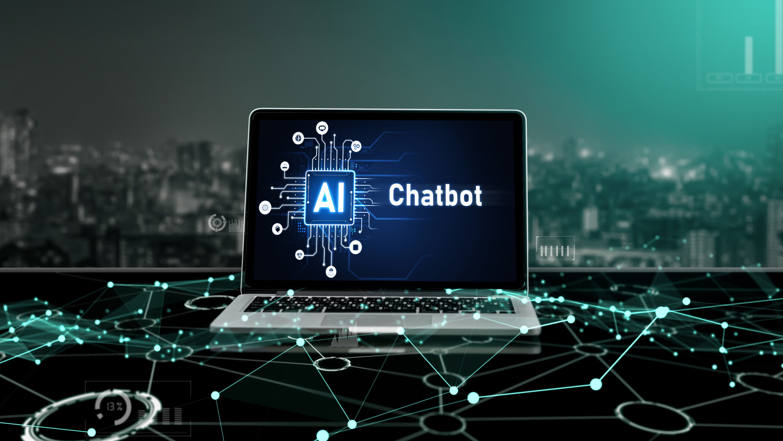 Obrazek prezentujący model AI - nawiązanie do generowania tłumaczeń  stron WordPress przez narzędzia AI